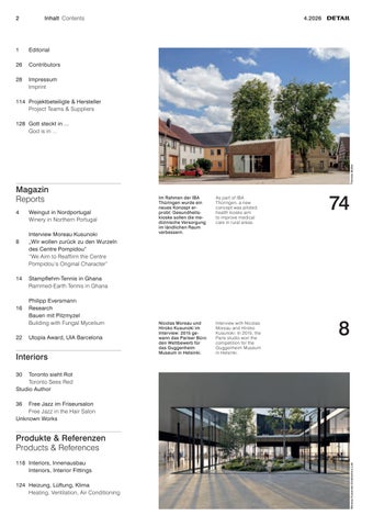 DETAIL 4.2026 - Gesundheitsbauten / Healthcare Buildings 第 4 页