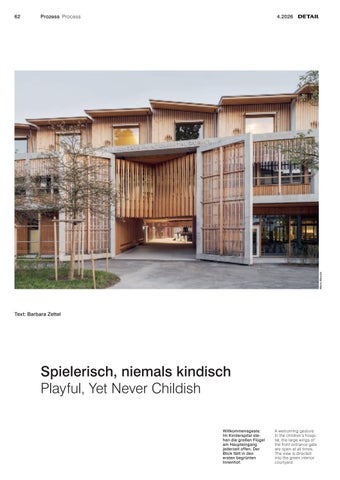 DETAIL 4.2026 - Gesundheitsbauten / Healthcare Buildings 第 8 页
