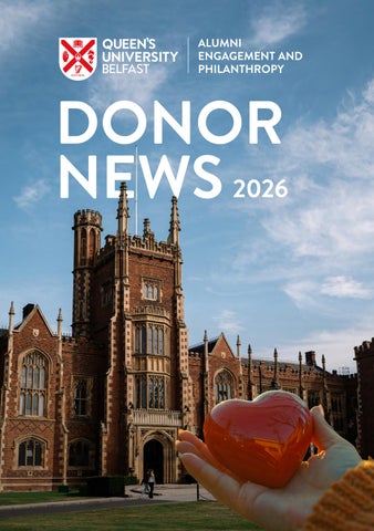 Donor News - Spring 2026