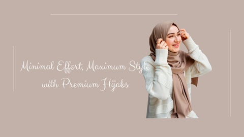 Upgrade Your Wardrobe with Stylish Premium Hijabs