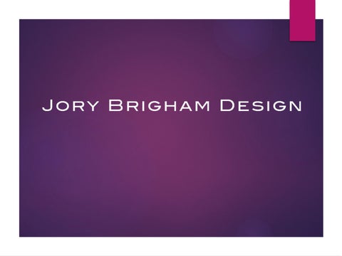 Jory Brigham Design