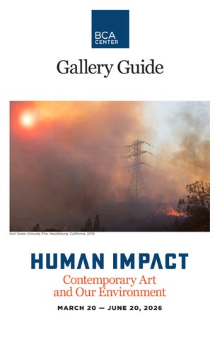 Gallery Guide for "Human Impact: Contemporary Art and Our Environment" " 