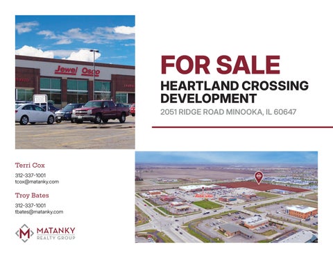 Heartland Crossing Development OM - 1 Acre Outlot & 11 Acres