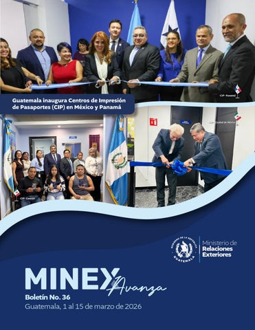 BOLETÍN MINEX AVANZA No. 36