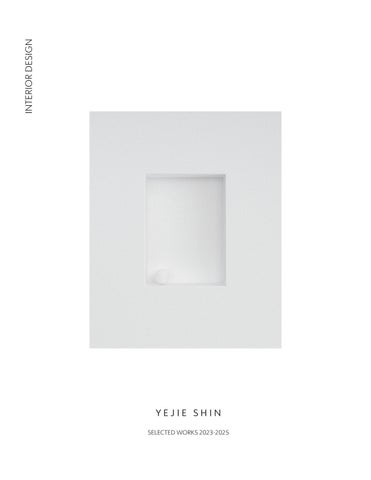 2026 YEJIE SHIN WORKS PORTFOLIO