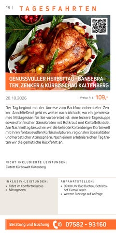 Tagesfahrten 2026 | Diesch Reisen 第 16 页