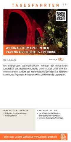 Tagesfahrten 2026 | Diesch Reisen 第 21 页