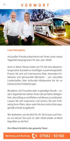 Tagesfahrten 2026 | Diesch Reisen 第 2 页