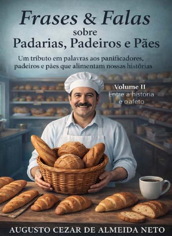 Frases & Falas - Padarias, Padeiros e Pães - Volume II - Entre a história e o afeto
