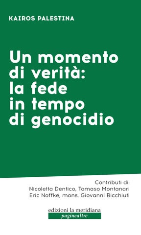 Un momento di verità: la fede in tempo di genocidio