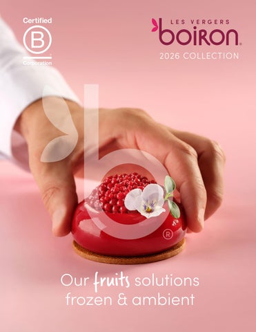 Les vergers Boiron Americas -Pastry Catalog 2026