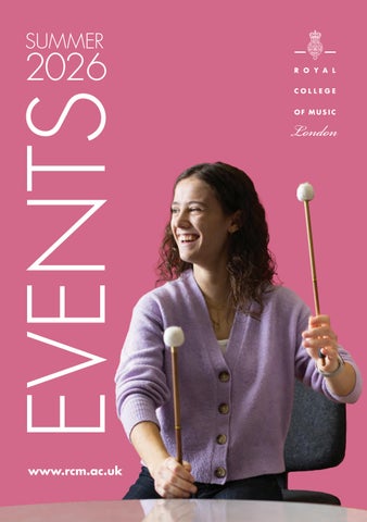 Summer 2026 Events Guide - Royal College of Music