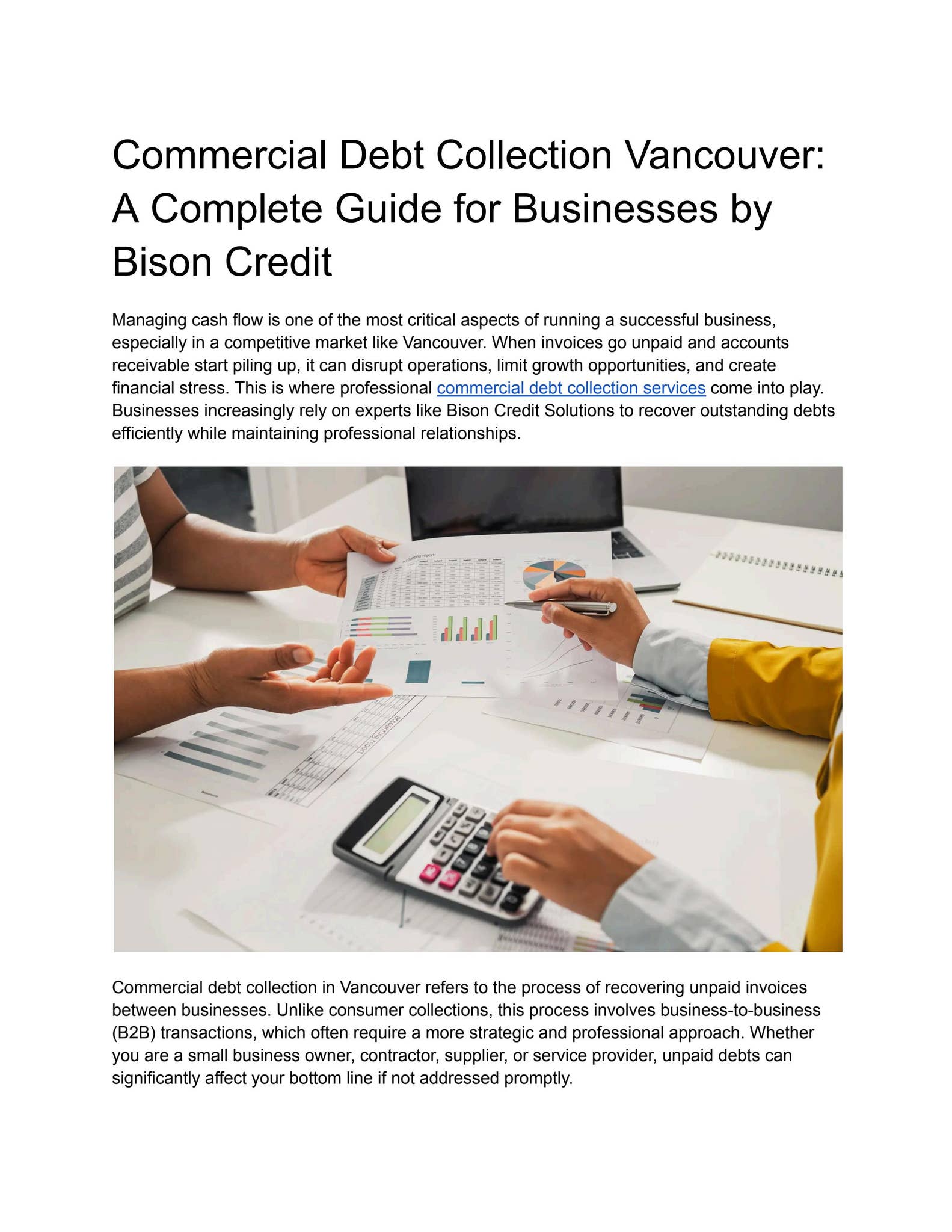 Commercial Debt Collection Vancouver_ A Complete Guide for Businesses ...