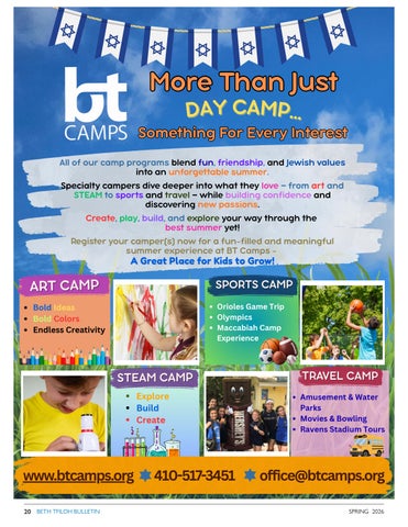 Beth Tfiloh Dahan Community School & Congregation 灯饰目录 · Bulletin 春季 26 - pages 第 20 页