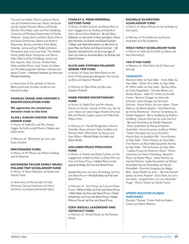 Beth Tfiloh Dahan Community School & Congregation 灯饰目录 · Bulletin 春季 26 - pages 第 23 页