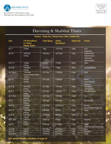 Beth Tfiloh Dahan Community School & Congregation 灯饰目录 · Bulletin 春季 26 - pages 第 24 页