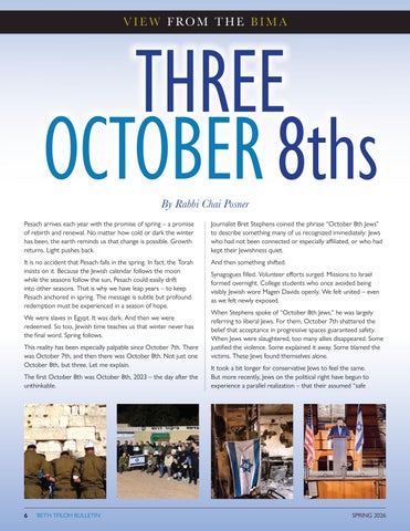 Beth Tfiloh Dahan Community School & Congregation 灯饰目录 · Bulletin 春季 26 - pages 第 6 页