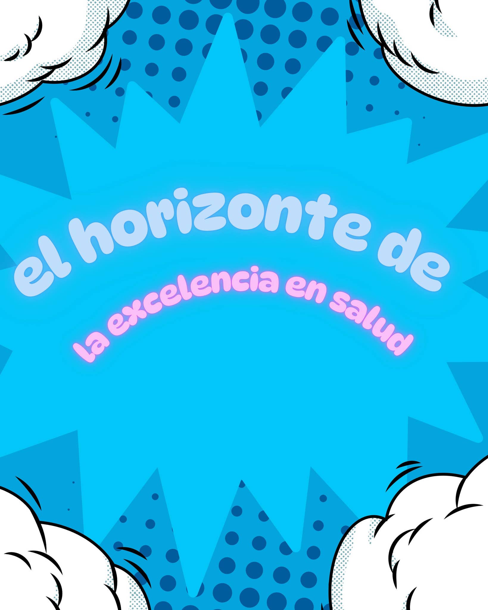 Blue Comic Background Cartoon Style Sunburst Instagram Post by Gabriel ...