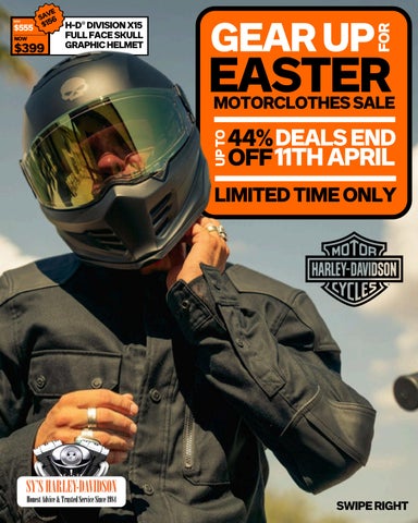 SYSHD: Gear Up For Easter 2026 Motorclothes Sale