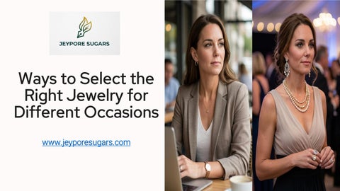 Way to Select the Right Jewelry for Different Occasions