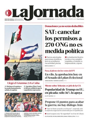 La Jornada 25/3/2026