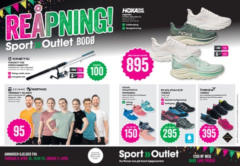 Sport Outlet - reåpning Bodø