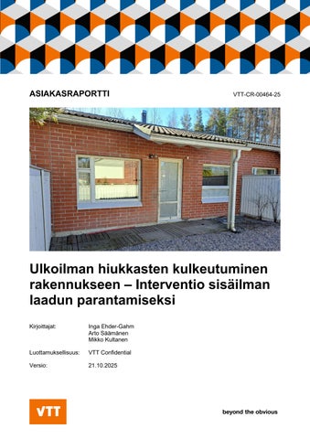 VEENCE_tutkimusraportti VTT