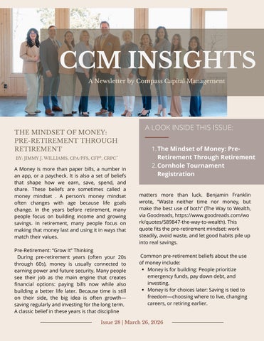 CCM Insights- Issue 28