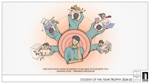 THE MANY WITHIN ONE — STUDENT OF THE YEAR TROPHY, 2024–25