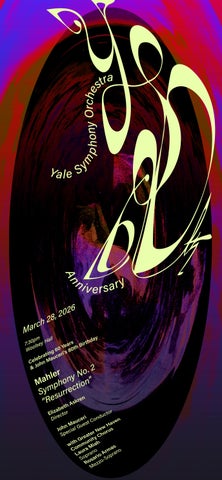 2026-03-28 Yale Symphony Orchestra Concert Program