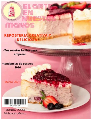 Rosa Azul Postres Alimentos Revista
