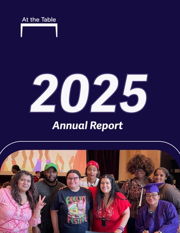 At the Table FY25 Annual Report
