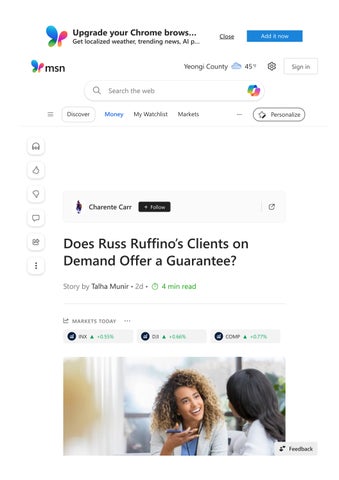 Does Russ Ruffino’s Clients on Demand Offer a Guarantee?