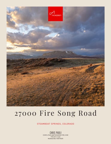 27000 Fire Song Brochure