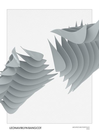 LEONAVIRLYN BANGCOT - ARCHITECTURE PORTFOLIO