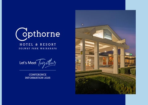 Copthorne Hotel and Resort Solway Park Conference Brochure