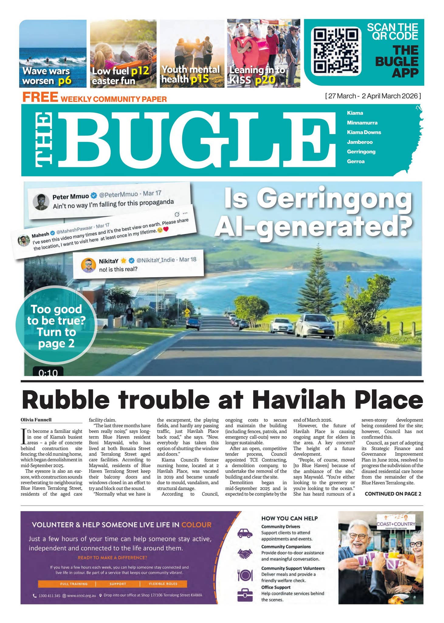 The Bugle News 27 March 2026 by The Bugle News - Issuu
