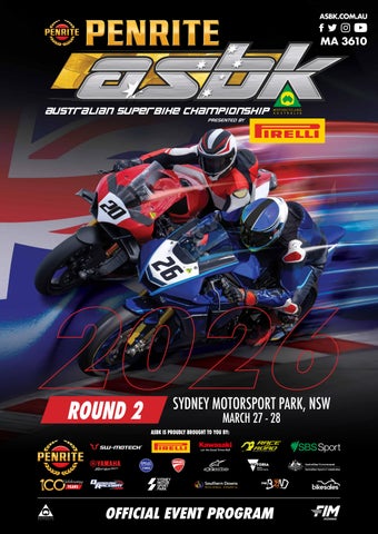 2026 Penrite ASBK Championship presented by Pirelli: Round 2 – Sydney Motorsport Park