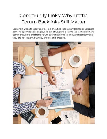 Community Links_ Why Traffic Forum Backlinks Still Matter