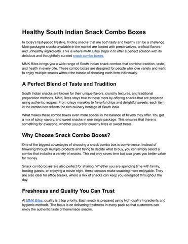 Healthy South Indian Snack Combo Boxes (1)