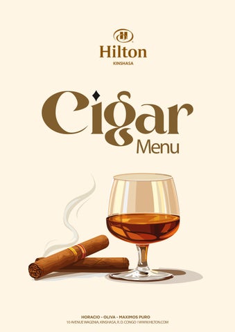Cigar Menu in CDF