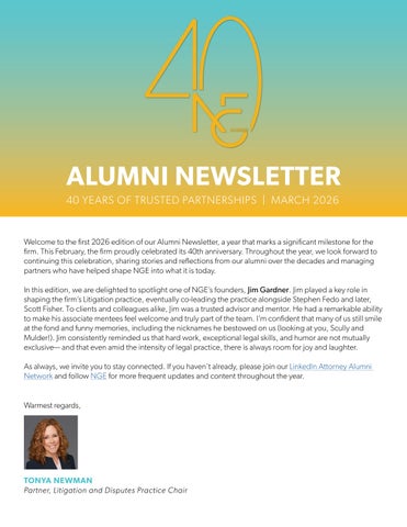 NGE Attorney Alumni Newsletter - March 2026