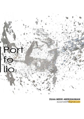 Portfolio_Duaa Mekki Abdelrahman