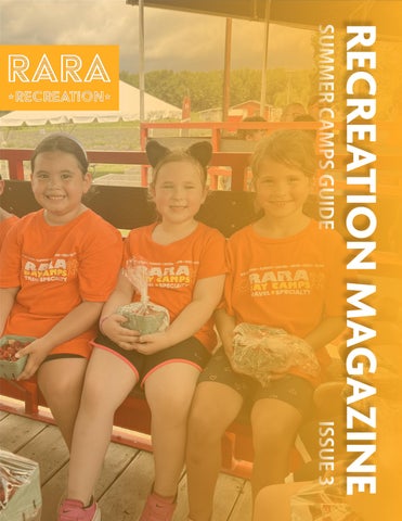 RARA Recreation Magazine: 2026 Summer Camps