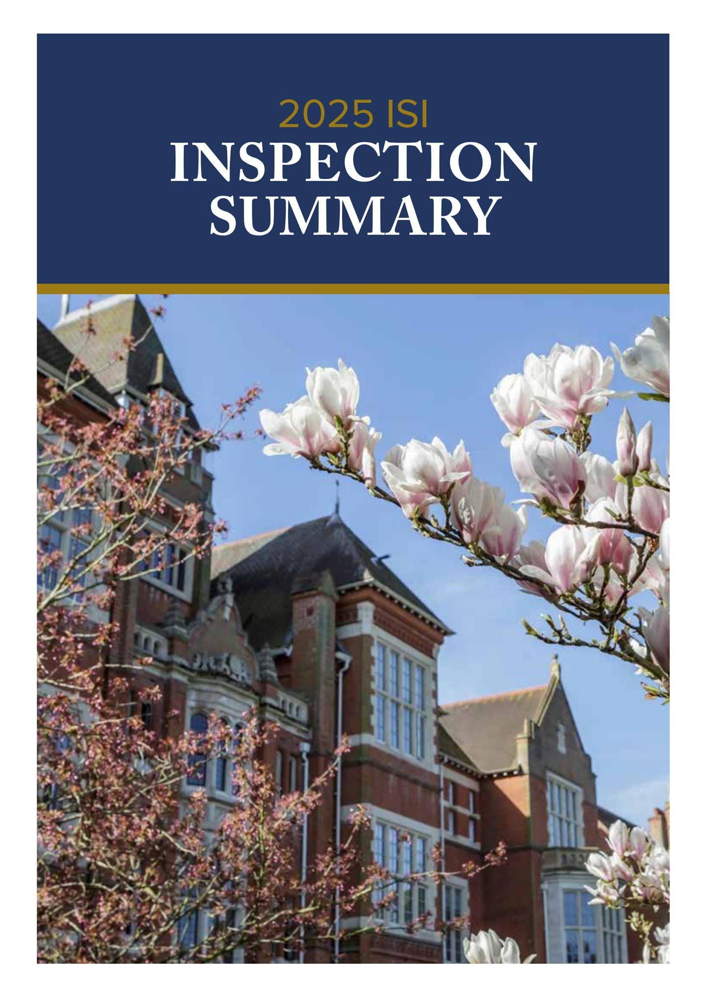 Warwick School ISI Inspection Report Summary 2026 by Warwick Schools ...
