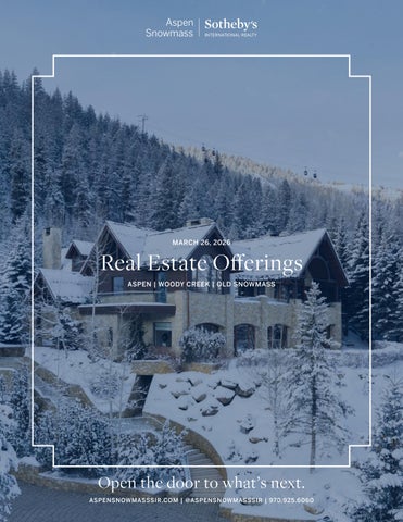Aspen LISTINGS 03-26-2026