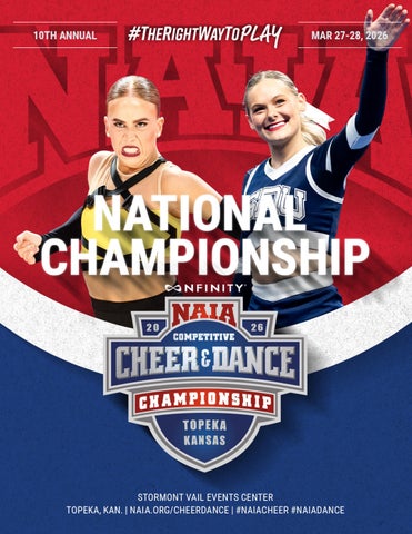 NAIA 2026 Cheer & Dance Program