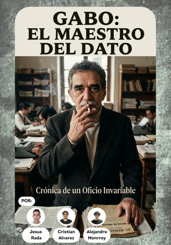 REVISTA - GABO EL MAESTRO DEL DATO