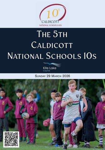 Caldicott National Schools 10s 2026 - Programme 