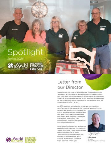 DRS Spotlight Newsletter: Spring 2026 (USA)